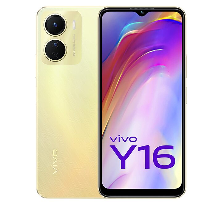 Vivo Y16 (Drizzling Gold 4GB RAM 64GB Storage) with No Cost EMI/Additional Exchange Offers(VIVO Y16 4/64GB GOLD)